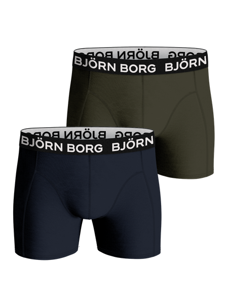 Björn Borg Bamboo Cotton Blend Boxers 2-pack Grön, M