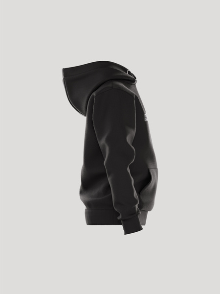 Björn Borg Essential 3 Hoodie för barn, svart – baksida