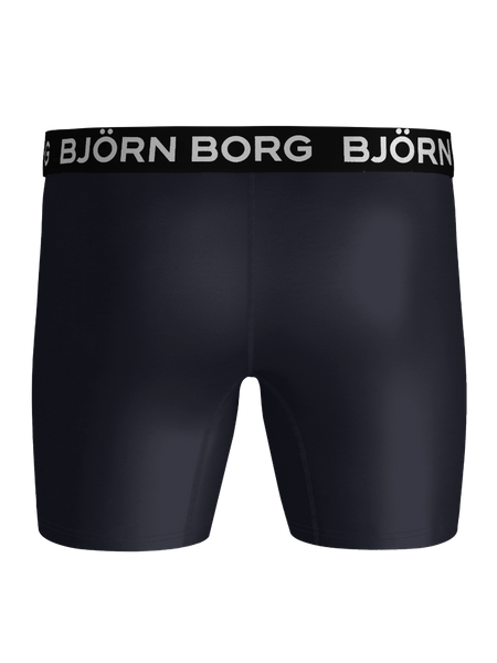 Björn Borg Sports Microfiber boxer – marinblå herrkalsong – baksida