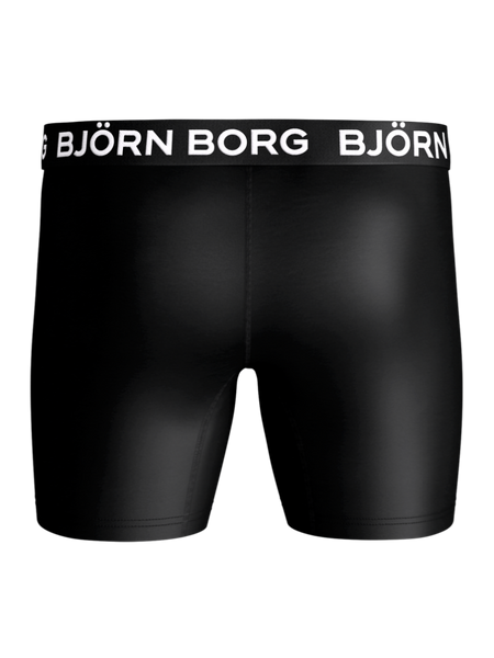 Björn Borg Sports microfiberboxer i svart – baksida