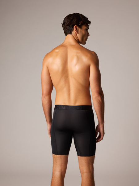 Björn Borg Lightweight Long Leg boxer 2-pack – svart, längre ben – baksida