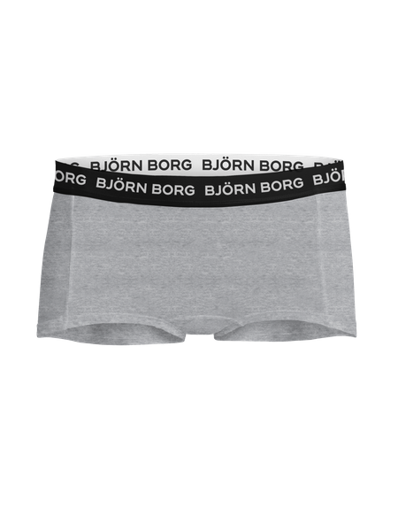 Björn Borg Cotton Stretch boxershorts 5-pack för barn i svart – baksida
