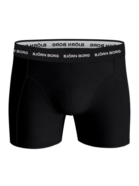 Björn Borg Cotton Stretch boxer 5-pack, flerfärgad – baksida