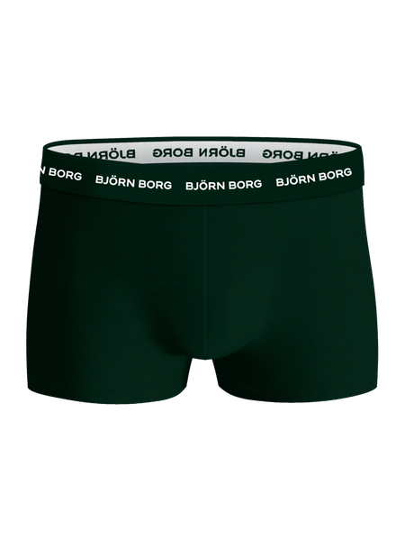 Björn Borg Cotton Stretch trunks 3-pack, flerfärgad – baksida