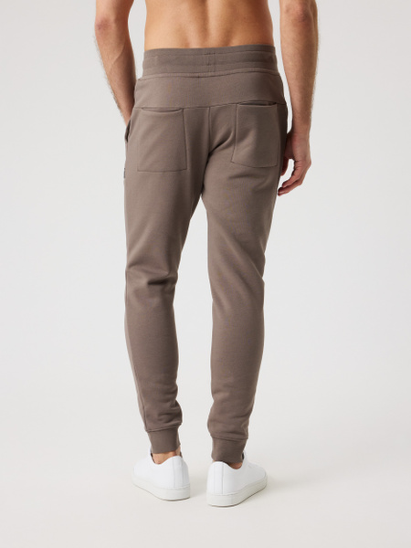 Björn Borg Centre avsmalnande sweatpants i brunt, herr – baksida