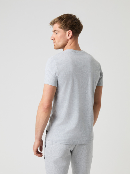 Alternativ bild 1 för Björn Borg Centre Tee Ljusgrå ekologisk bomull Medium Herr