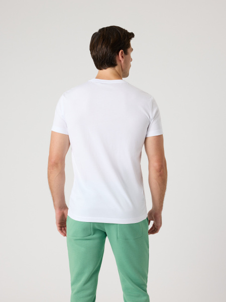 Björn Borg Centre T-shirt i vit bomullsjersey – baksida
