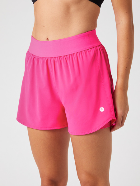 Björn Borg Ace 2-in-1 Shorts – rosa tennisshorts dam – baksida