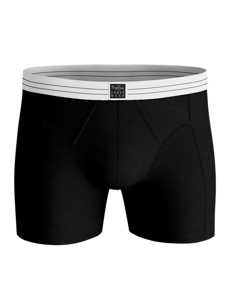 Björn Borg Viscose Cotton Boxers 2-pack – svarta i Ecovero – baksida