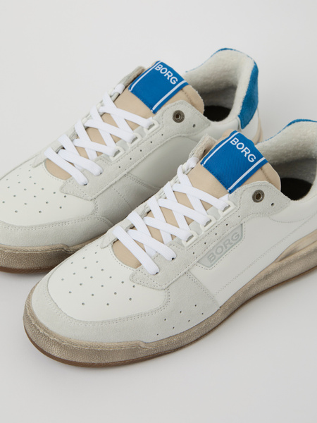 Björn Borg Baseline sneakers i blått, läder och nylon – baksida