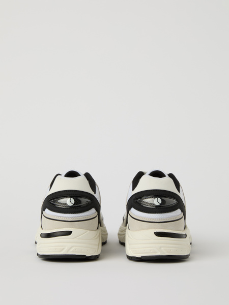 Björn Borg R3400 sneakers – vita andningsbara herrskor – baksida