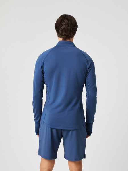 Björn Borg Midlayer half zip herr i blått mellanlager – baksida