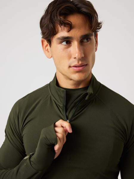 Björn Borg Borg Midlayer Half Zip Grön, L