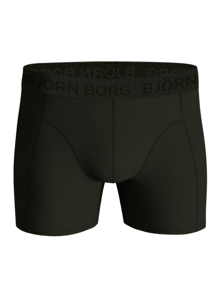 Björn Borg Cotton Stretch boxer 5-pack – flerfärgade herrkalsonger – baksida