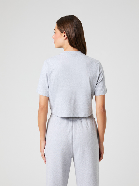 Björn Borg Studio croppad oversized t-shirt i grått – baksida