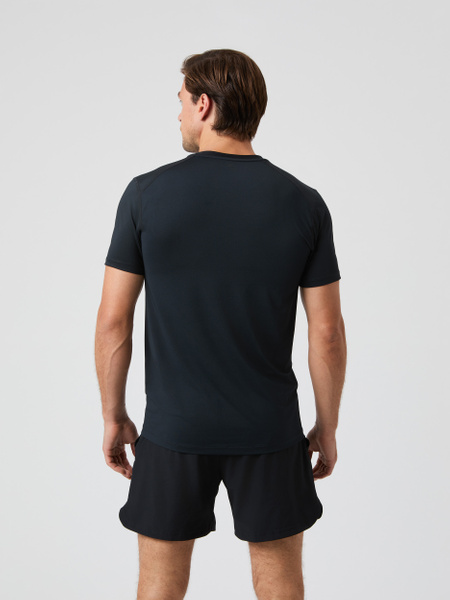 Björn Borg Airy T-shirt i svart – lätt och ventilerande – baksida