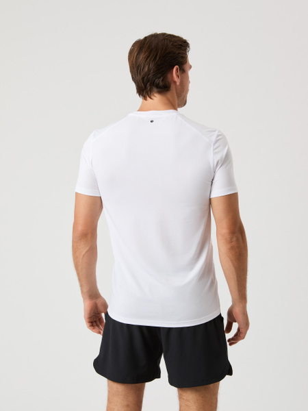 Björn Borg Airy – ventilerande herr-t-shirt i vitt – baksida