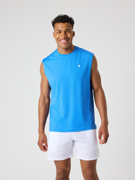 Björn Borg Ace Mesh Panel Tank Blå, XXL | Apparel & Accessories - Clothing - Shirts & Tops | ModeLejon