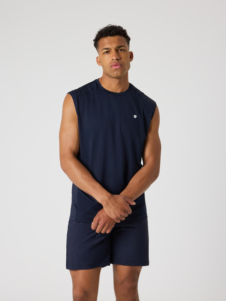 Björn Borg Ace Mesh Panel Tank Marinblå, XXL | Apparel & Accessories - Clothing - Shirts & Tops | ModeLejon