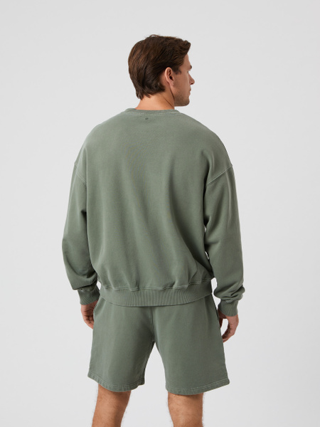 Björn Borg oversized sweatshirt i grön bomull – baksida