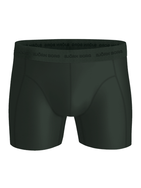 Björn Borg Microfiber boxers 3-pack i brunt – baksida