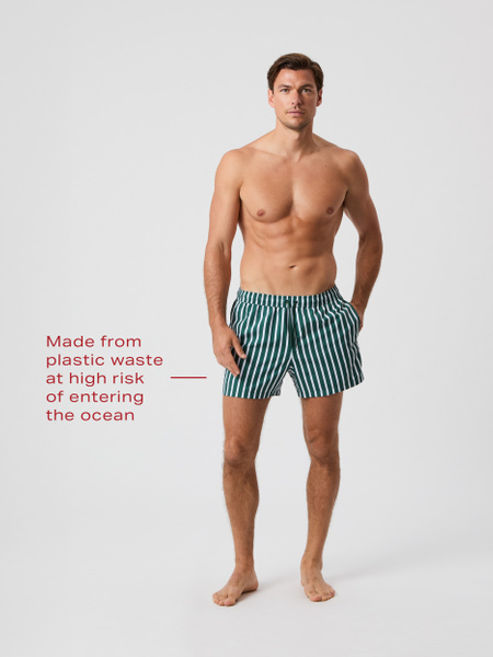 Björn Borg Borg Print Swim Shorts Groen, XXL