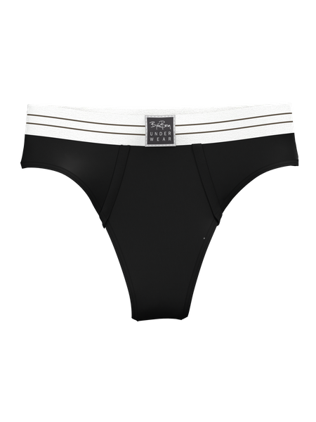 Björn Borg Original stringtrosor 2-pack i ekobomull – dam i svart – baksida