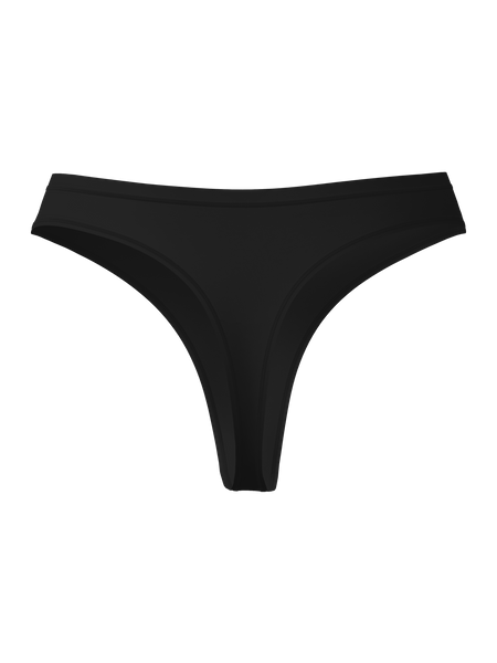 Björn Borg Soft Touch Thong 2-pack – svarta trosor i Lyocell – baksida