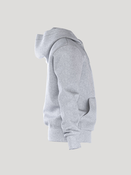 Björn Borg Essential 1 hoodie i grått – baksida