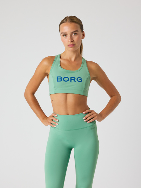 Björn Borg Borg Mid Support Sports Bra Grön, XXL | Apparel & Accessories - Clothing - Underwear & Socks - Bras | ModeLejon