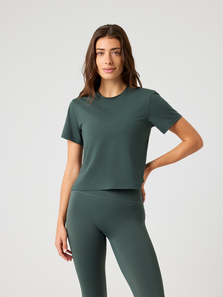 Björn Borg Borg Cropped T-shirt Green, L