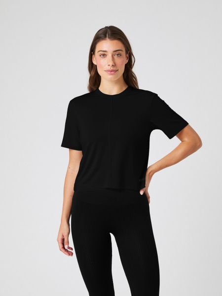 Björn Borg Studio Soft Cropped T-shirt Svart M