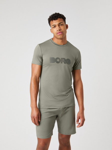 Björn Borg Borg Graphic tränings-t-shirt i grönt – baksida