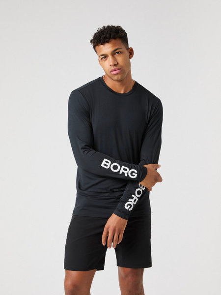Björn Borg Borg Long Sleeve T shirt Zwart, XXL