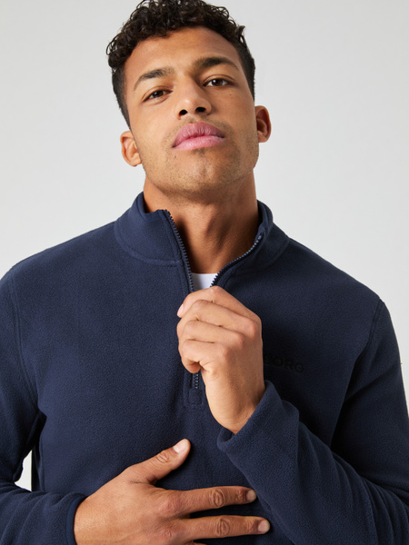 Björn Borg Borg Half Zip Fleece Marine, XXL