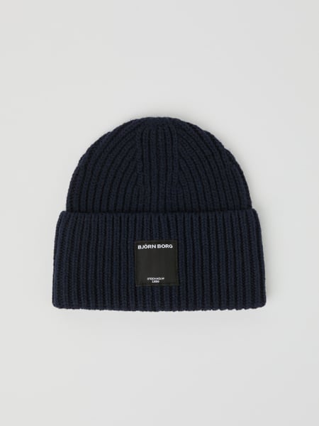 Björn Borg Centre Knit Beanie Marineblå