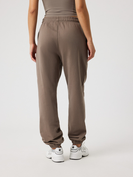Björn Borg Studio oversized sweatpants i ekobomull, brun – baksida