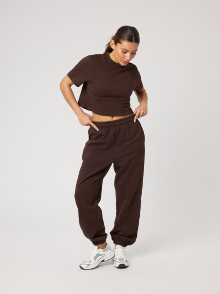 Björn Borg Studio Oversized Sweatpants Brun, XXL