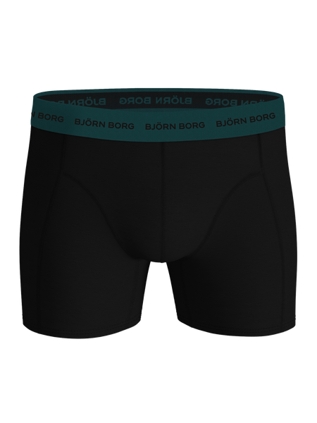 Björn Borg Cotton Stretch boxershorts 3-pack flerfärgad – baksida