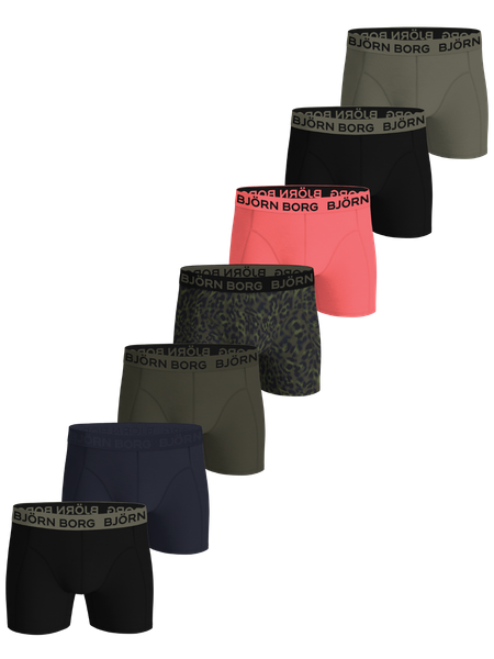 Björn Borg Cotton Stretch Boxers 7 pack Multi, S