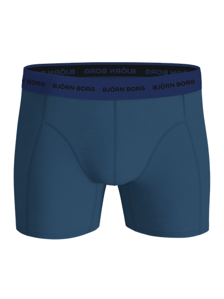 Björn Borg Cotton Stretch Boxers 7-pack i blått – baksida