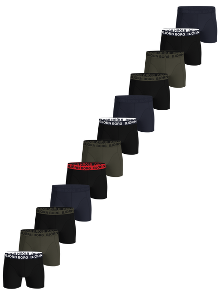 Cotton Stretch Boxers 12-pack