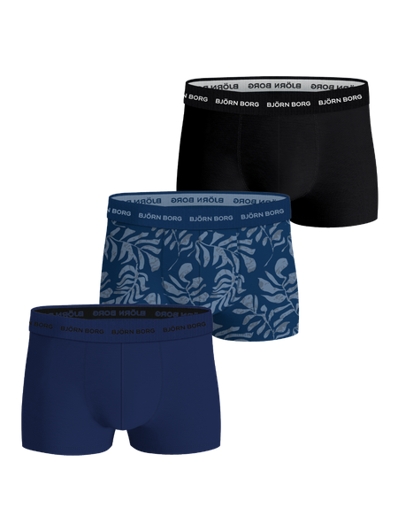 Björn Borg Cotton Stretch Trunks 3 pack Multi, L