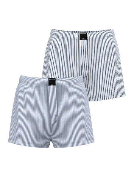 Cotton Stretch Woven Boxers Shorts 2-pack