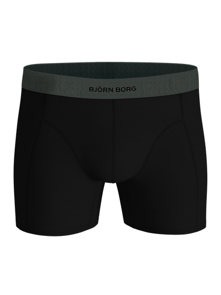 Björn Borg Organic Cotton Stretch Boxer 2-pack Svart – baksida