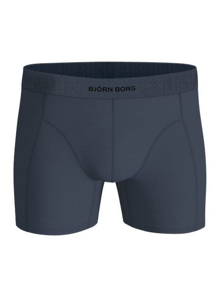 Björn Borg boxer 3-pack blå i ekologisk bomullsstretch – baksida