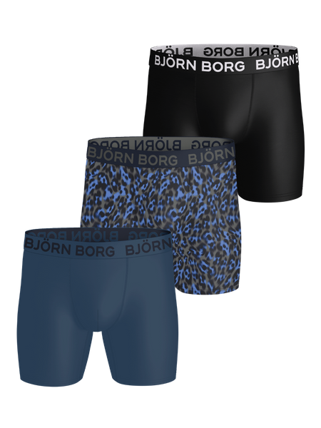 Björn Borg Sports Microfiber Boxers 3 pack Multi, XXL