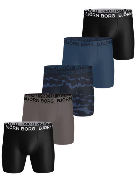Sports Microfiber Boxers 5-pack