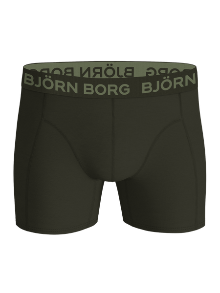 Björn Borg bamboo boxershorts 3-pack för herr – grön – baksida