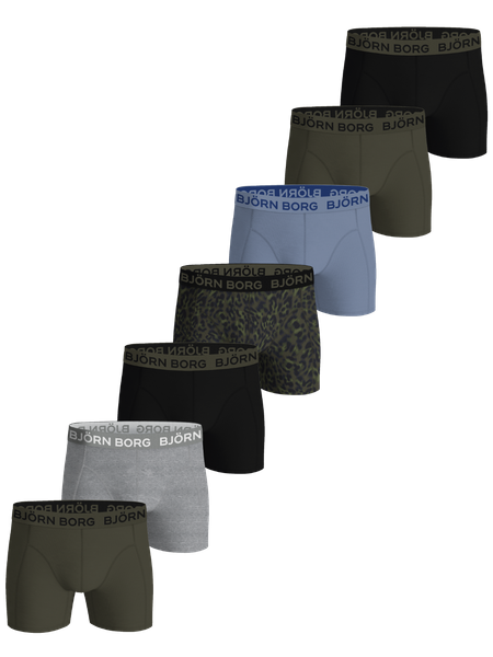 Björn Borg Cotton Stretch Boxers 7 pack Multi, 146 152